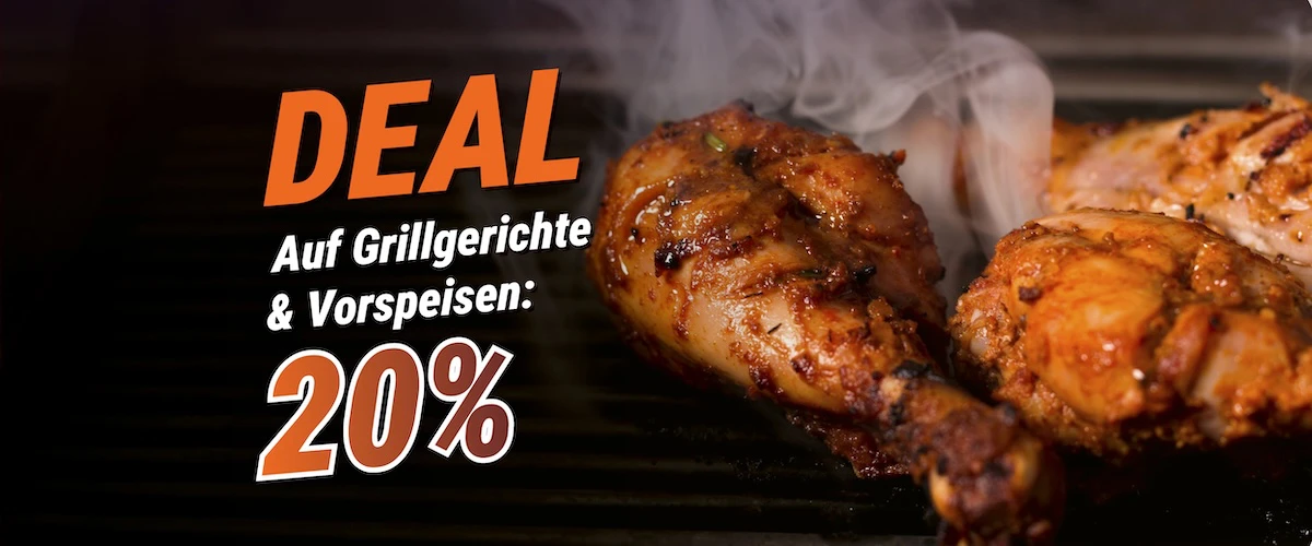 Lieferfuchs-Deal: Grill und Vorspeisen