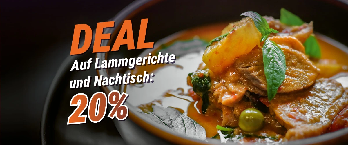 Lieferfuchs-Deal: Lamm und Nachtisch